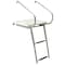 Seachoice 2 Step Deluxe Universal Swim Platform w/Slide Mount Telescoping Ladder 71181 - alternate 1